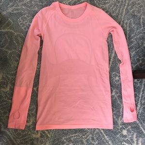 Lululemon swiftly in heathered bleached coral 6